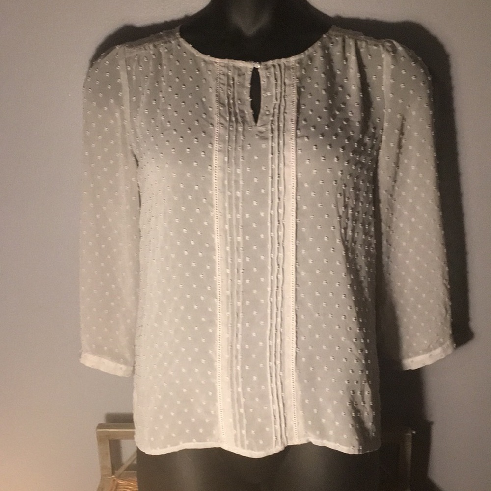 New York & Co sheer blouse
